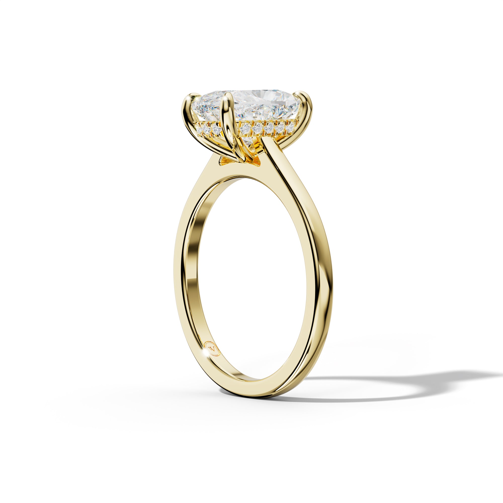 Lilly Elongated Cushion Diamond Engagement Ring